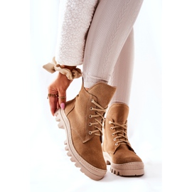 PF1 Warm Suede Boots Camel Annabeth beige 2