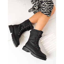 Erynn Classic Black Lace-up Workers 2