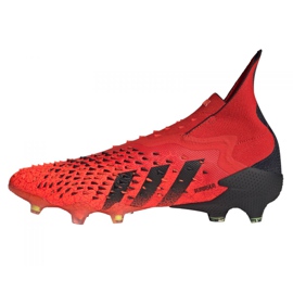 Adidas Predator Freak + Fg M FY6238 football boots oranges and reds 1