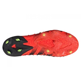 Adidas Predator Freak + Fg M FY6238 football boots oranges and reds 2