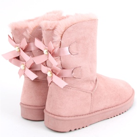Women's snow boots with Tosse Pink bows 2