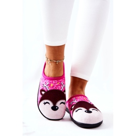 WJ1 Warm slippers Reindeer Pink Taffy 2 WJ1 Warm slippers Reindeer Pink Taffy 2