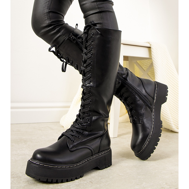 Black insulated women's boots from Patino 2