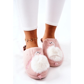Warm slippers Swan Light pink Rey 1