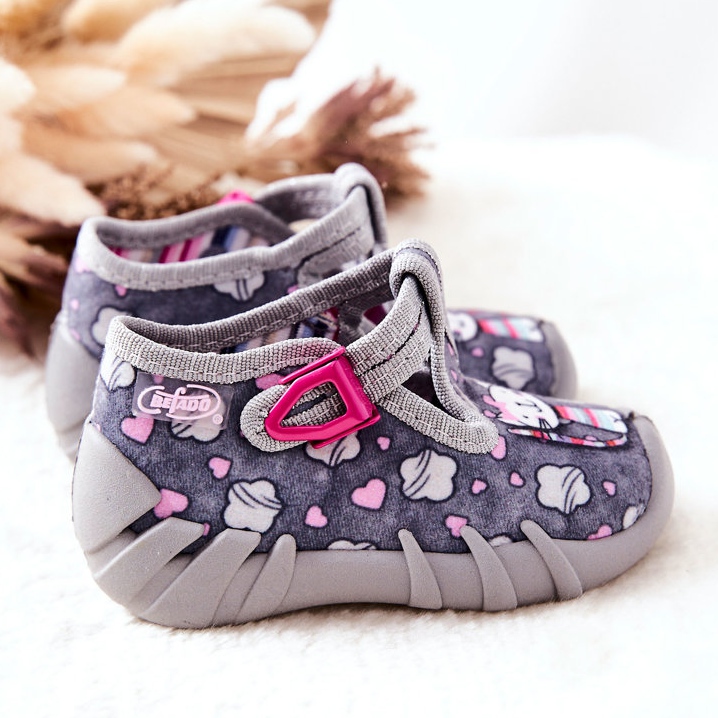 BEFADO S.A. Shoes Slippers Befado Kotki 110P326 Gray grey 2