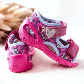 BEFADO S.A. Befado Sandals With Velcro 065X147 Pink 1