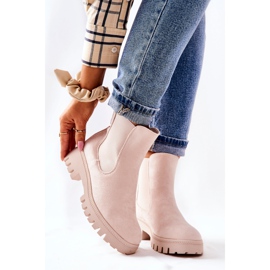 PS1 Suede Warm Boots Light Beige Tozzi 2