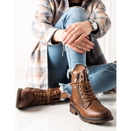 Evento Casual Lace-up Brown Ankle Boots 1 Evento Casual Lace-up Brown Ankle Boots 1