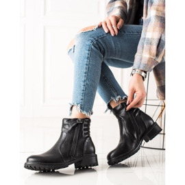 Evento Classic boots with a decorative zipper black 1