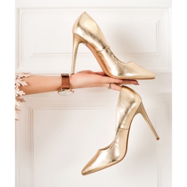 Seastar Stylish high heels golden 1