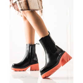 Seastar Boots With Colorful Platform black 1