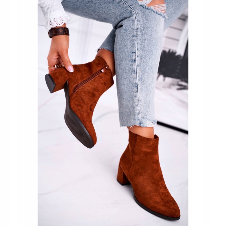 Women's Boots Sergio Leone Camel BT528 brown 2