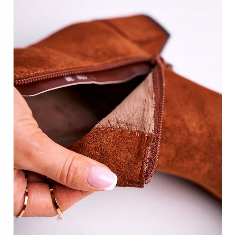 Women's Boots Sergio Leone Camel BT528 brown 5