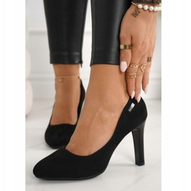 PJ1 Classic Pumps On A Bar Suede Black Eliana 2