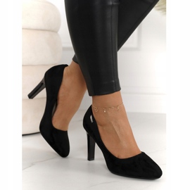 PJ1 Classic Pumps On A Bar Suede Black Eliana 3