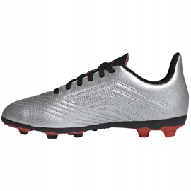 Adidas Predator 19.4 FxG Jr G25822 football boots silver 1