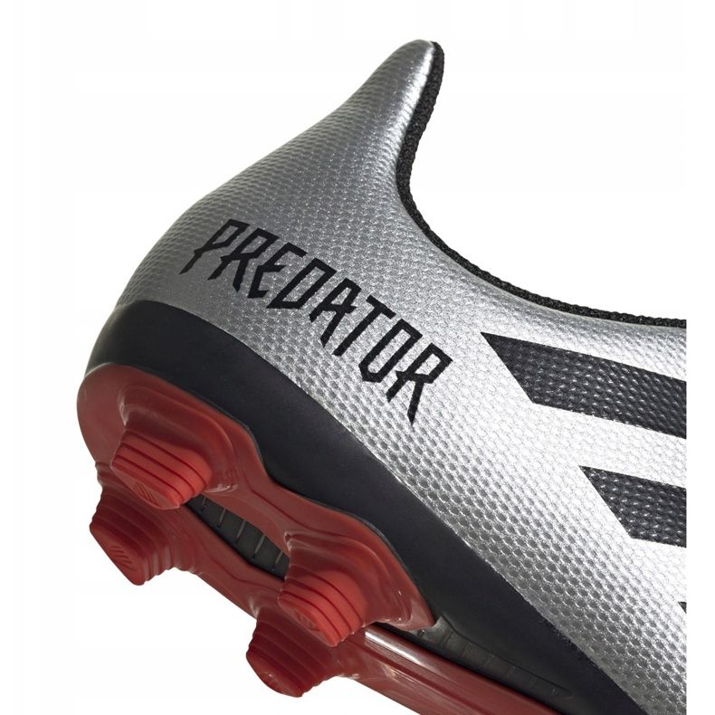 Adidas Predator 19.4 FxG Jr G25822 football boots silver 4