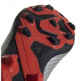 Adidas Predator 19.4 FxG Jr G25822 football boots silver 5