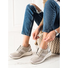 Evento Leather Silver Sneakers beige 2
