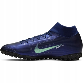 Nike Mercurial Superfly 7 Academy Mds Tf M BQ5435 401 football shoe navy blue 2