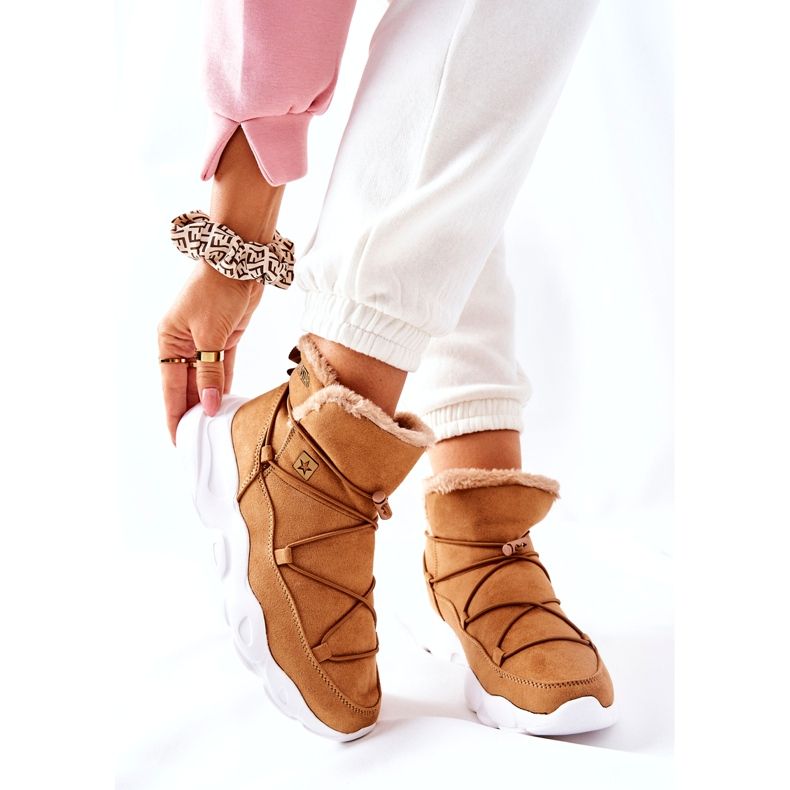 Warm snow boots Big Star Camel II274266 beige yellow 4 Warm snow boots Big Star Camel II274266 beige yellow 4