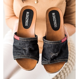 M.Daszyński Wedge Sandals black 1