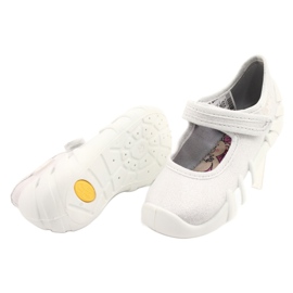 Befado children's silver speedy shoes 109P222 white 4