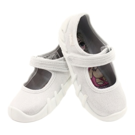 Befado children's silver speedy shoes 109P222 white 5