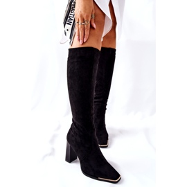 PS1 Women's Warm Boots Gold Toe Black Puentos 1 PS1 Women's Warm Boots Gold Toe Black Puentos 1