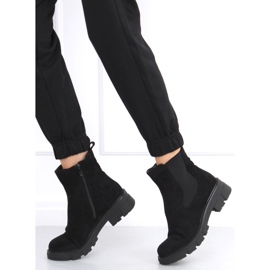 Hege Black suede Chelsea boots 1