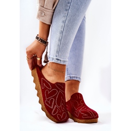 Slippers Prophylactic Inblu DK07-016 Red 2