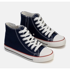 Mediana navy blue ankle sneakers 1 Mediana navy blue ankle sneakers 1