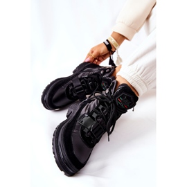 PS1 Women's Snow Boots On The Zipper Black Marcia 1