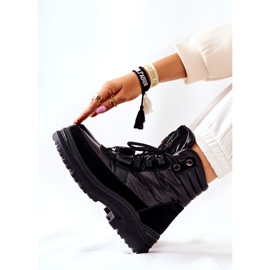 PS1 Women's Snow Boots On The Zipper Black Marcia 2