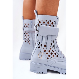 PS1 Openwork boots with the kidney Blue Rock Star 1