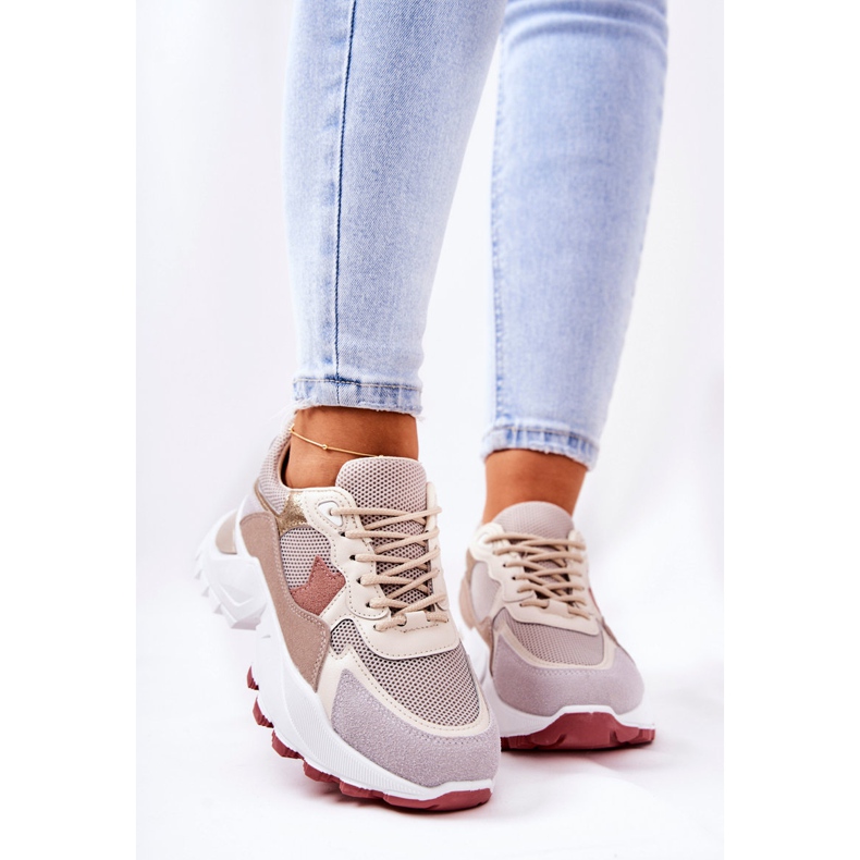 WS1 Sport Shoes On The Beige Alessia Platform 1