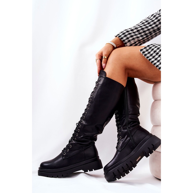 PG2 High Warm Tied Black Kannies Boots 1 PG2 High Warm Tied Black Kannies Boots 1