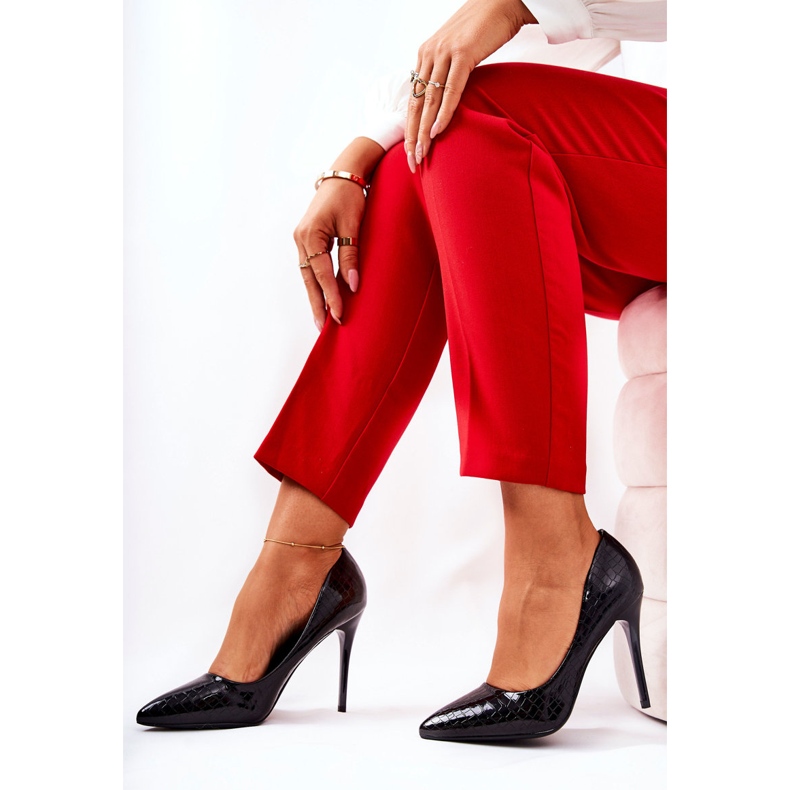 Black Tissoria Snake Pattern Pins 2