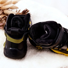 PJ2 Children's Black Warm Snow Boots Herry yellow 2 PJ2 Children's Black Warm Snow Boots Herry yellow 2