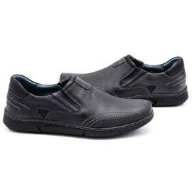 Polbut Men's slip-on shoes J51 gray black grey 3