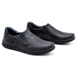 Polbut Men's slip-on shoes J51 gray black grey 2