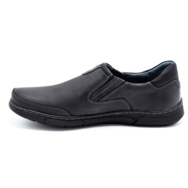 Polbut Men's slip-on shoes J51 gray black grey 1