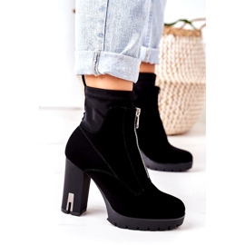 PS1 Black Warm Boots On A Heel Wonder Woman 4