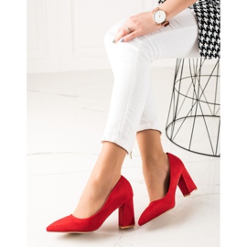 Bestelle Casual Pumps On A Bar red 1