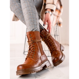 Super Mode Casual Trappers Boots brown 1