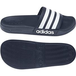 Adidas Adilette Shower AQ1703 slippers white navy blue 5 Adidas Adilette Shower AQ1703 slippers white navy blue 5