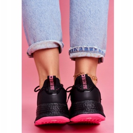 Women's Sport Shoes Sneakers Big Star Black Fuchsia FF274964 pink 5 Women's Sport Shoes Sneakers Big Star Black Fuchsia FF274964 pink 5