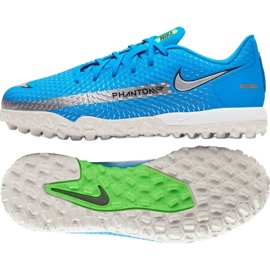 Nike Phantom Gt Academy Tf Jr CK8484 400 football shoe blue blue 1