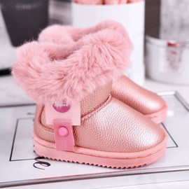 Apawwa Warm children's snow boots with fur Marella gray grey 2