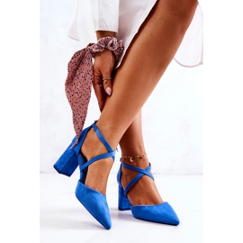 PS1 Women's Pumps On A Heel In Spitz Blue Future 2 PS1 Women's Pumps On A Heel In Spitz Blue Future 2
